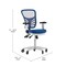 Flash Furniture Blue Mesh Multifunction Chair - Roller Wheels HL-0001-WH-BLUE-RLB-GG - alternate 5